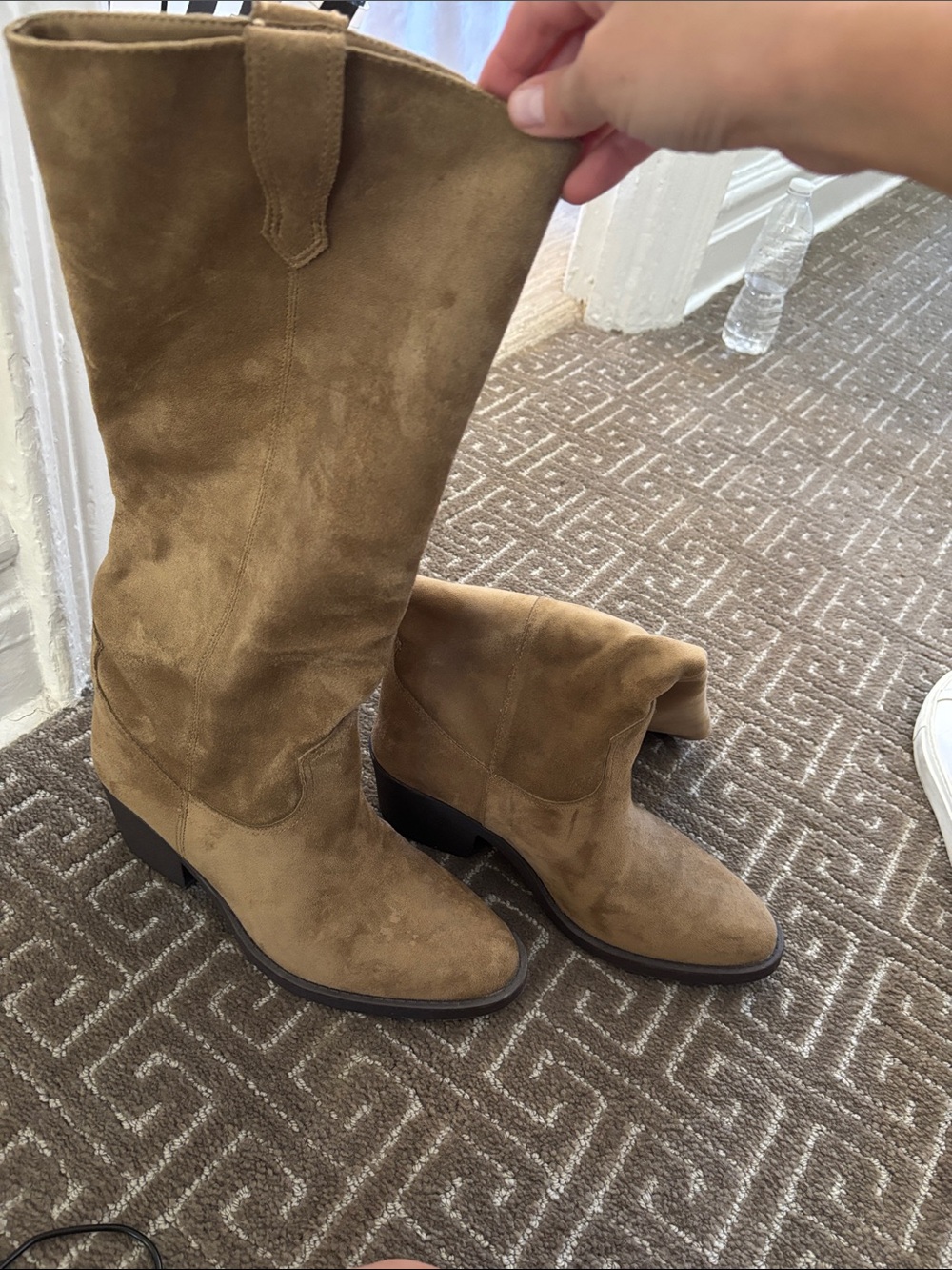 H&M Tan Suede high Boots